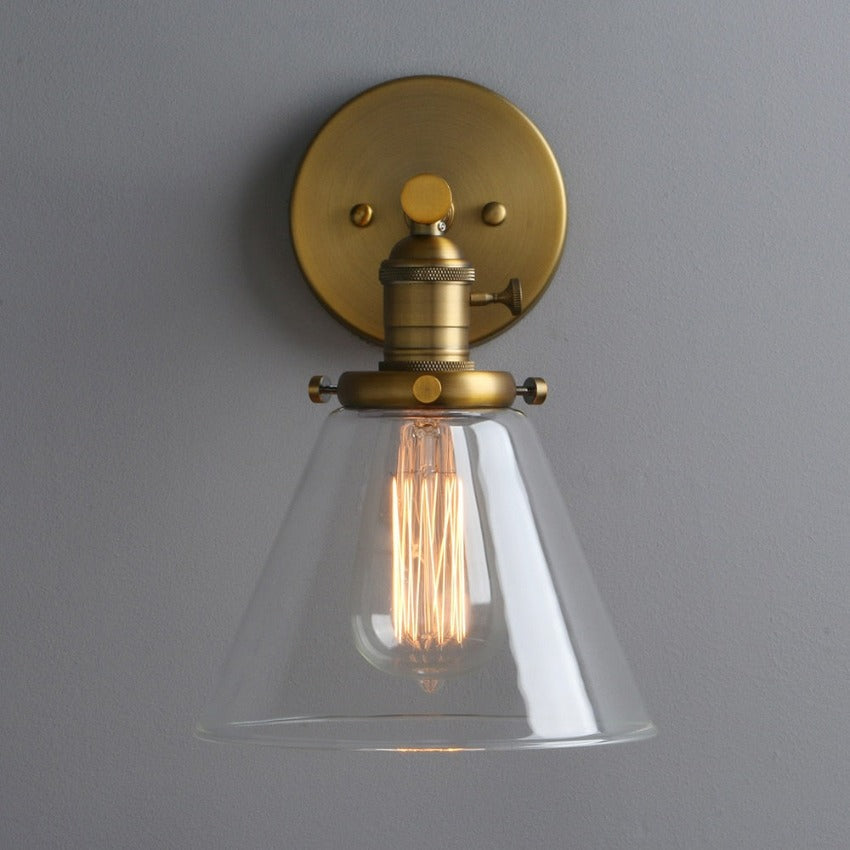 Vintage Brass Wall Sconce