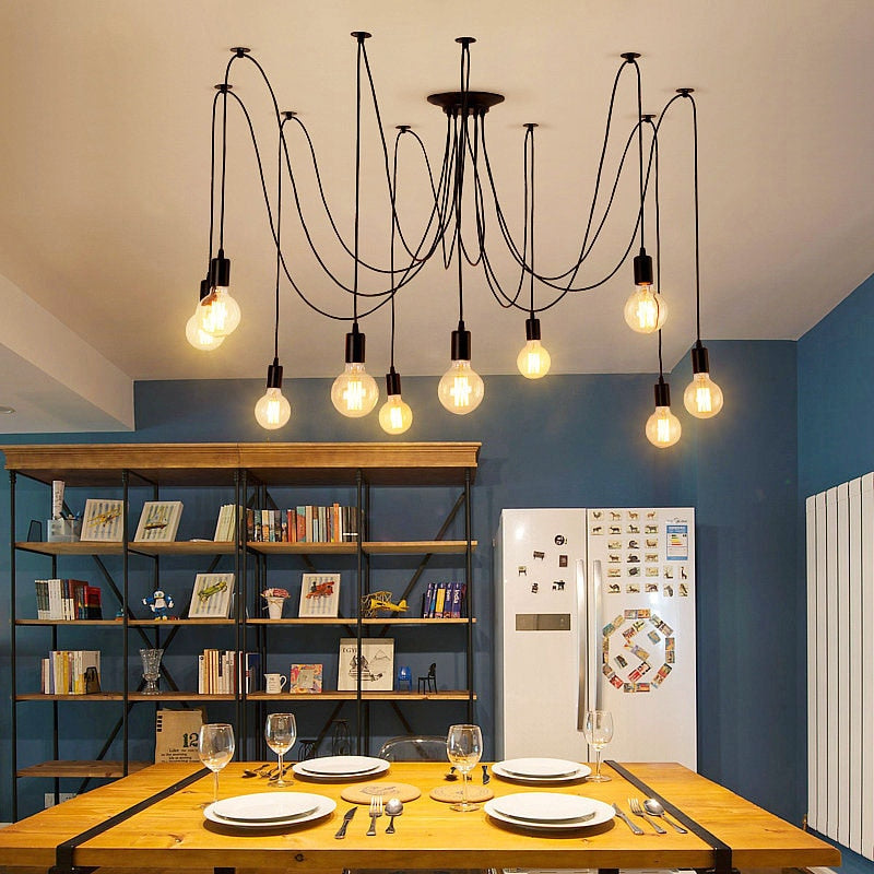 Multi-Cable Spider Chandelier