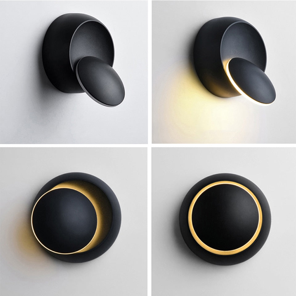 modern rotatable LED wall sconce