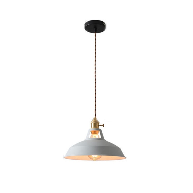 gray colorful retro pendant lights