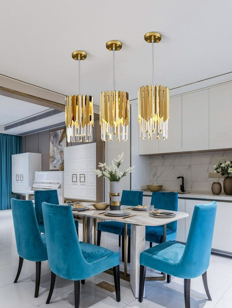 Modern Glass Pendant Lights for Dining Rooms and Kitchens