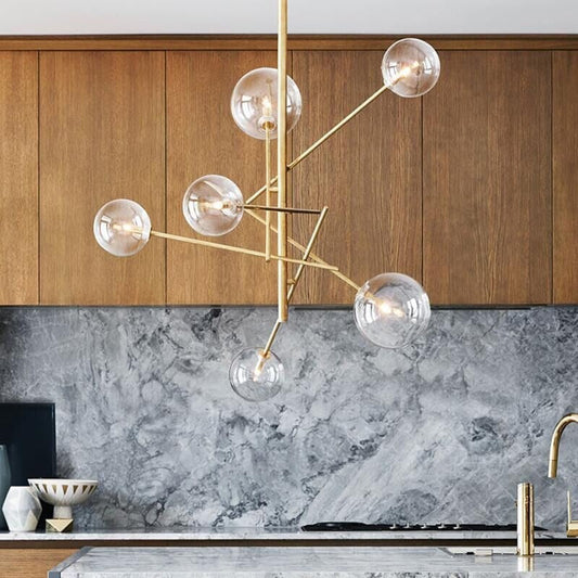 Modern Multi-Bulb Chandelier