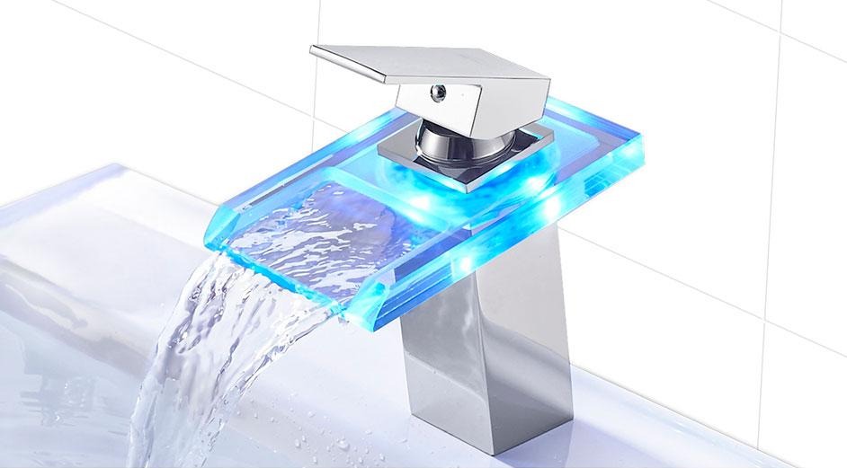 LED Temperature Color Changing Faucet