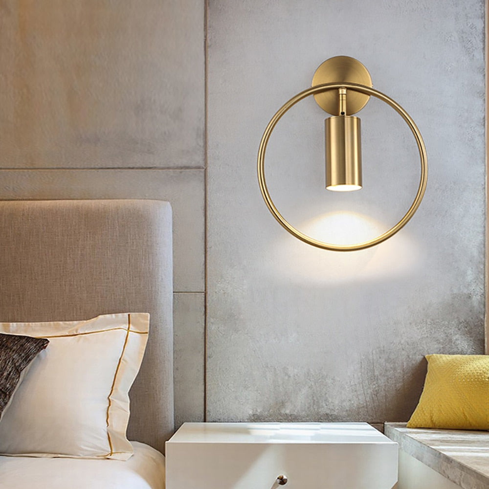 Ultra Modern Circular Wall Sconce with LED bulb 