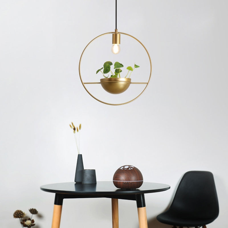 Modern Planter Pendant Light