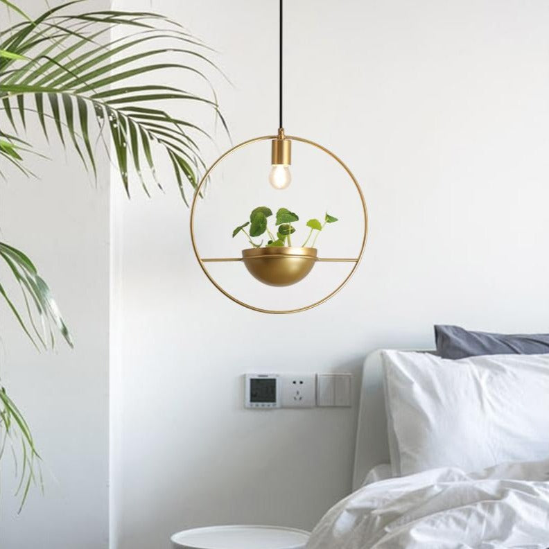 Modern Planter Pendant Light