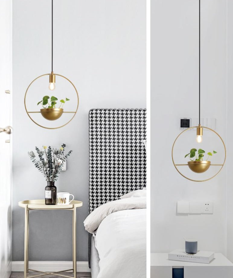 Modern Planter Pendant Light