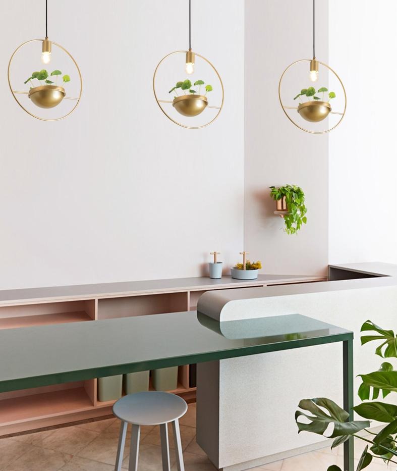 Modern Planter Pendant Light