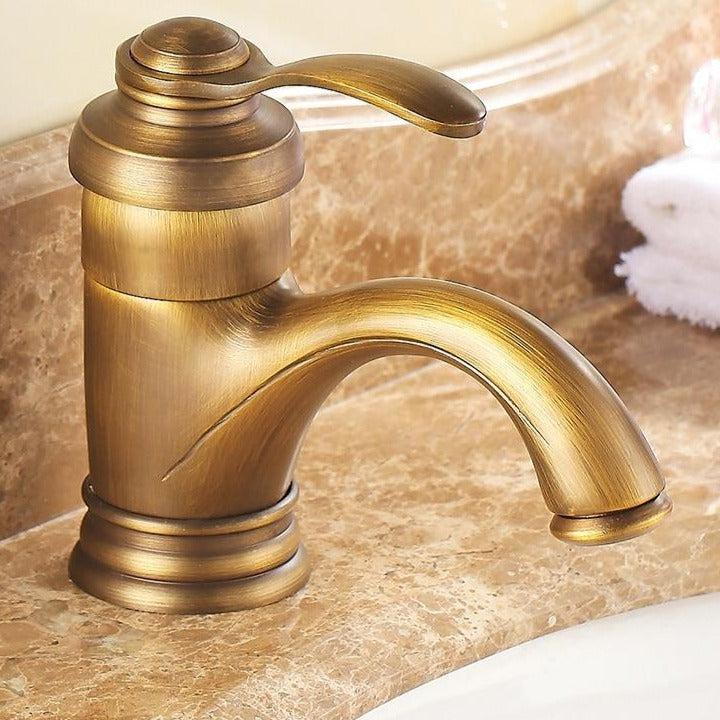 professional vintage brass bathroom faucet