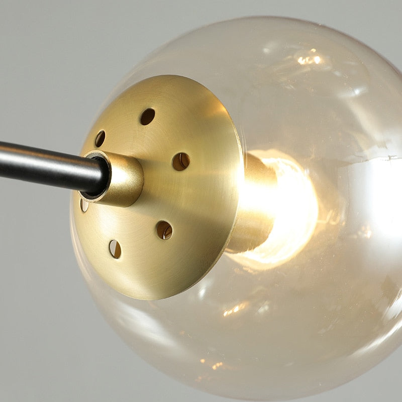 Felton - Modern Glass Multi-Bulb Chandelier