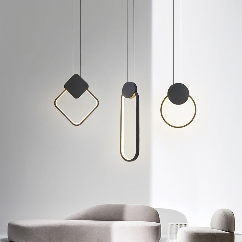 Modern LED Ring Pendant Lights