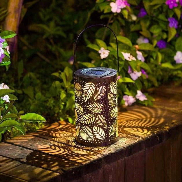 solar powered garden lantern