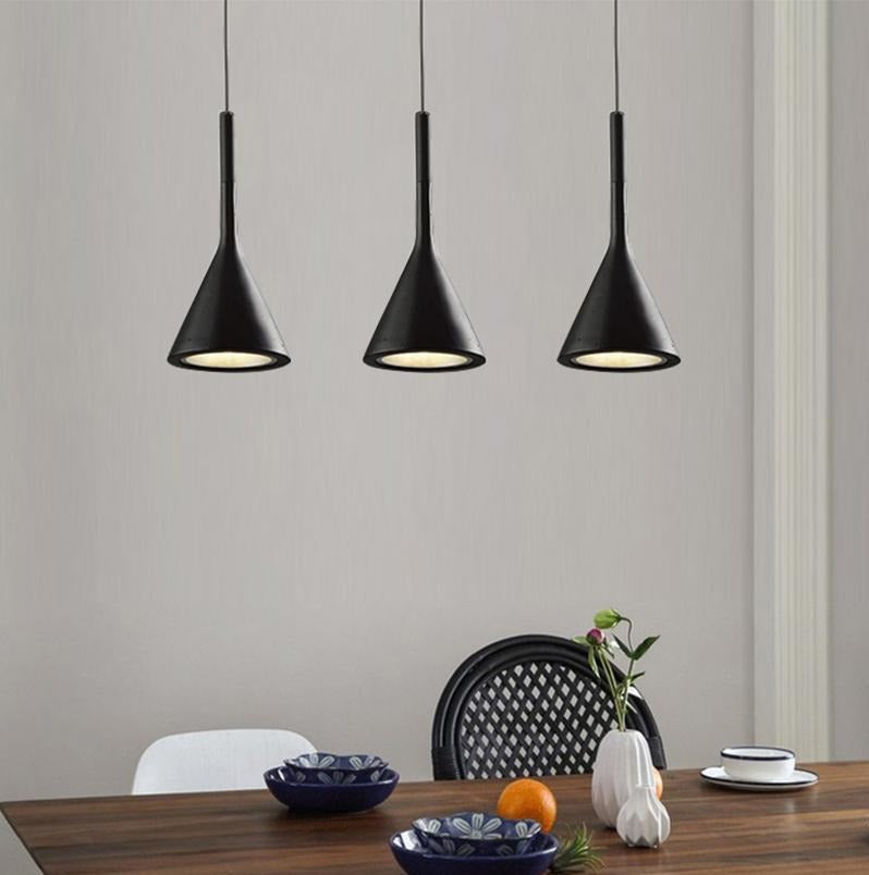 Classic Decor Matte Black Pendant Light