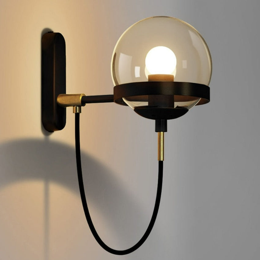 Black Rustic Industrial Wall Lamps