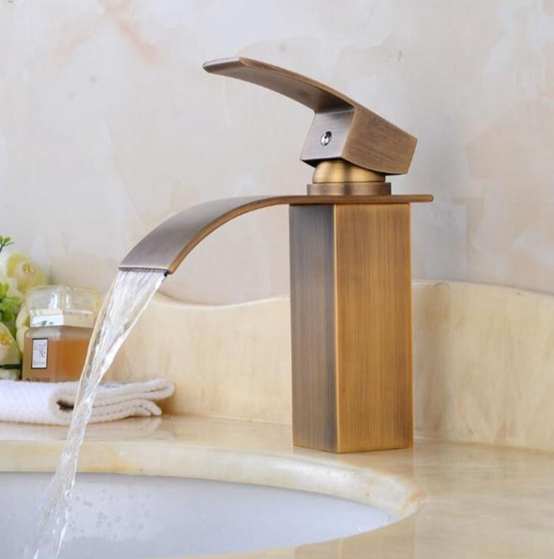 slim spout modern bathroom faucet