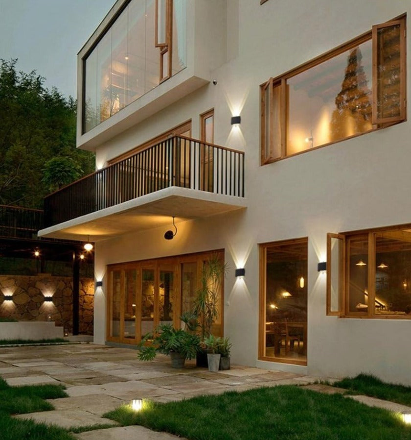 Multi-Bulb effect outdoor wall lights