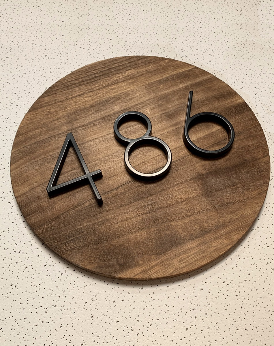 Modern House Numbers