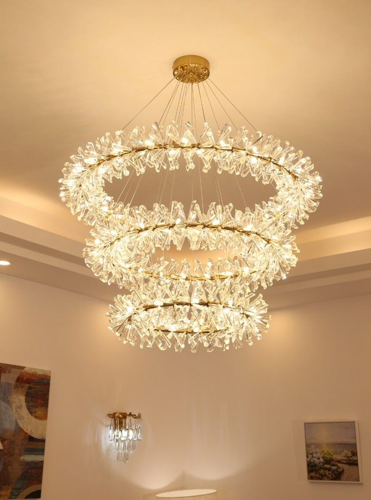 Celeste - Glass Crystal Chandelier