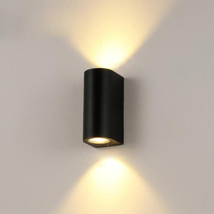 round outdoor wall lights