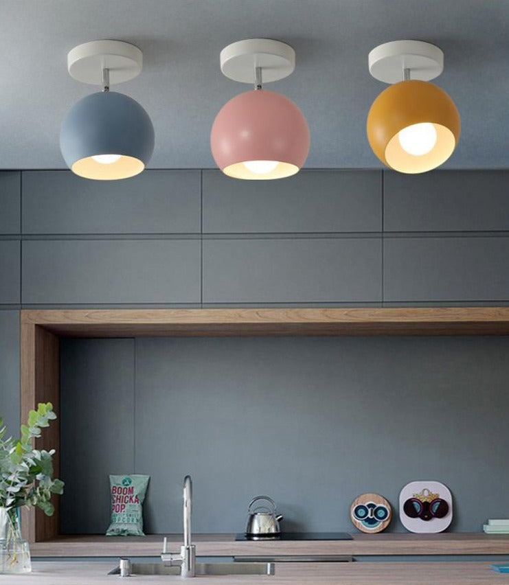 Modern Colorful Nordic Macaroon Ceiling Light