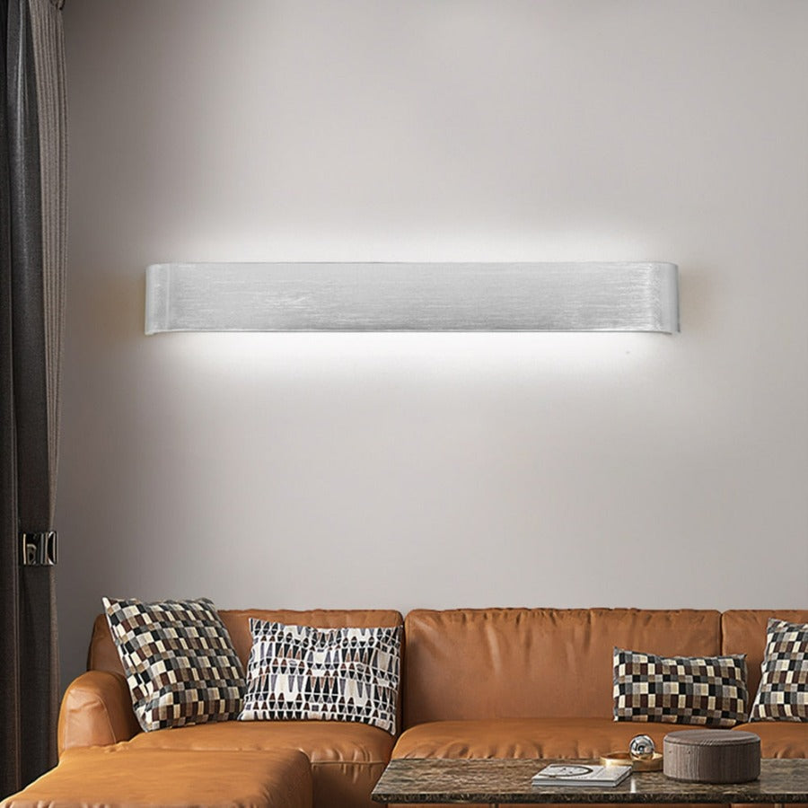 Brushed Aluminum Modern Wall Lamps