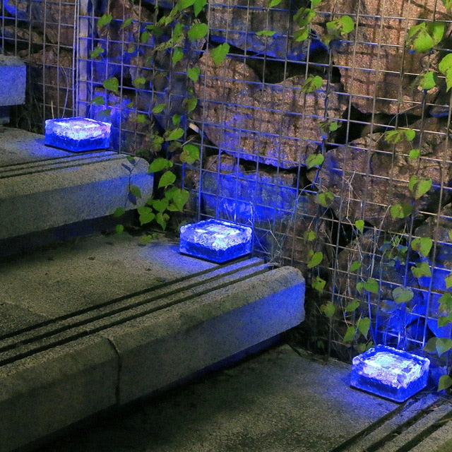 Outdoor Solar Ice Cube LED Lights