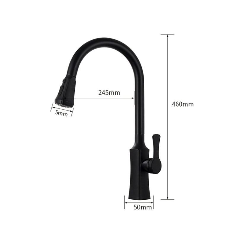 Rhain - Retractable Kitchen Faucet