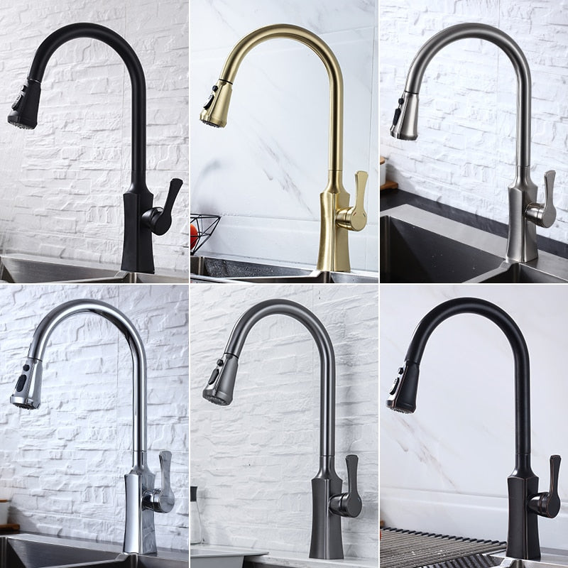 Rhain - Retractable Kitchen Faucet