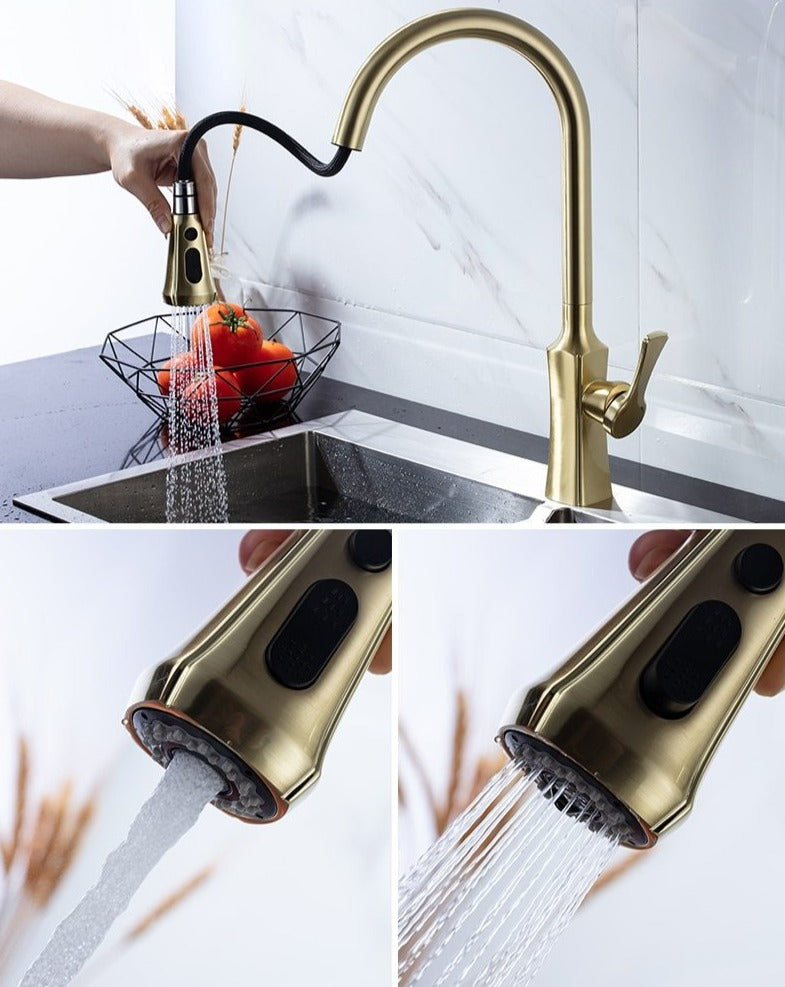 Rhain - Retractable Kitchen Faucet