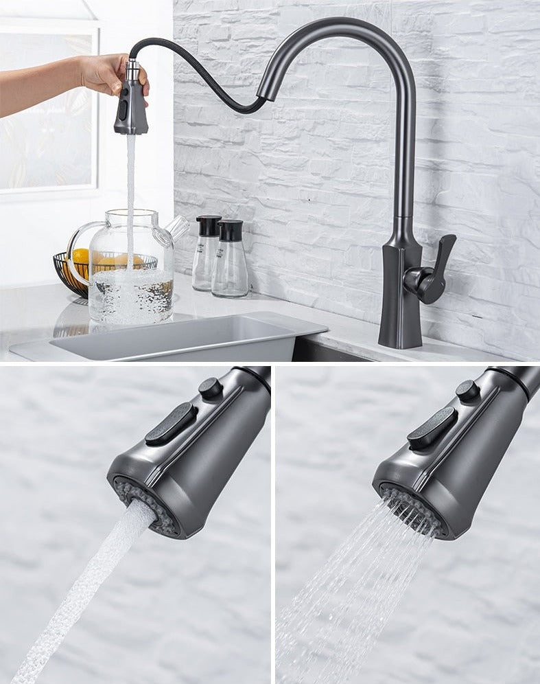 Rhain - Retractable Kitchen Faucet