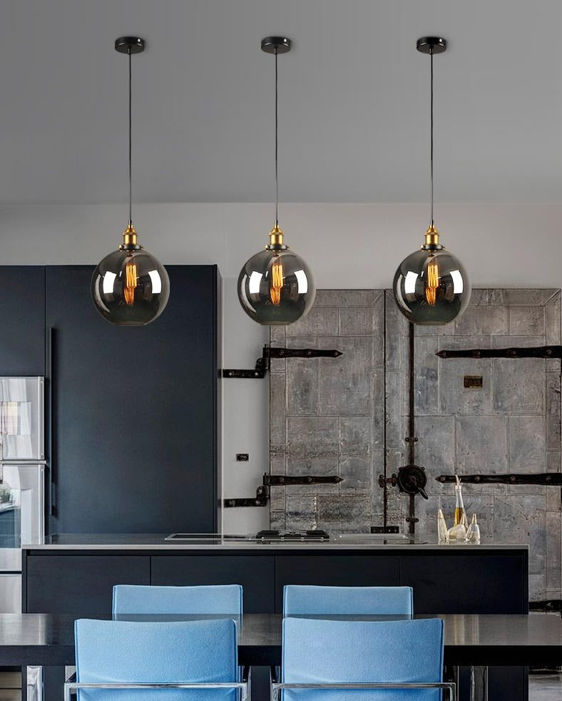 Rustic Glass Pendant Lights