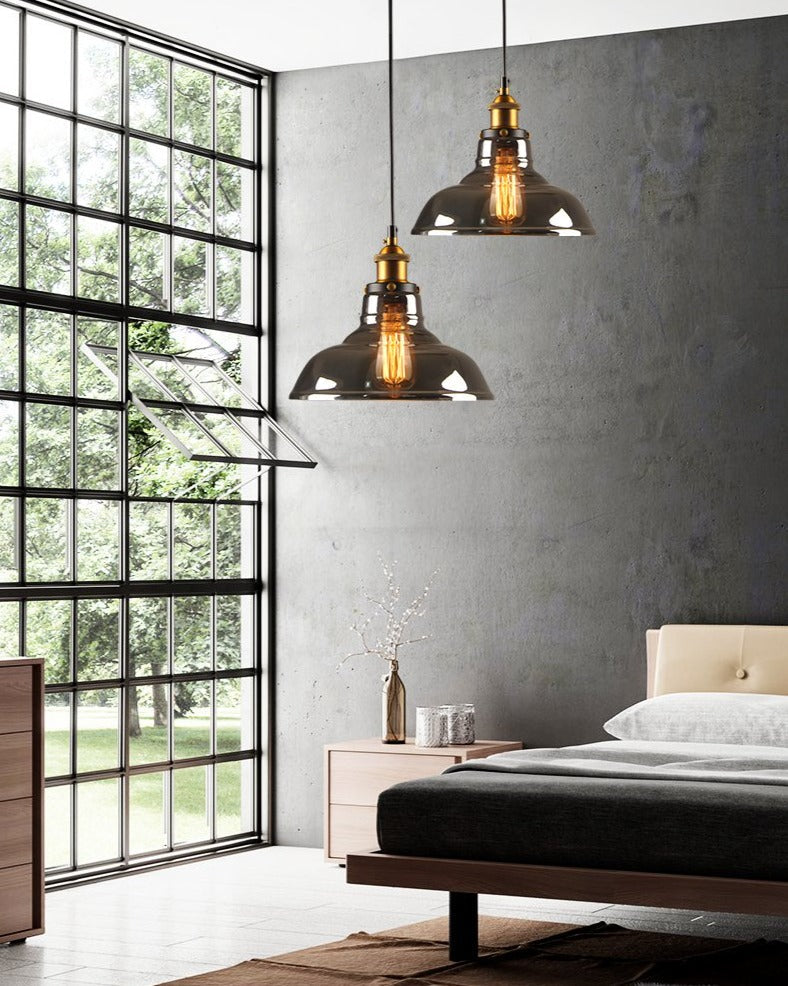 Rustic Glass Pendant Lights