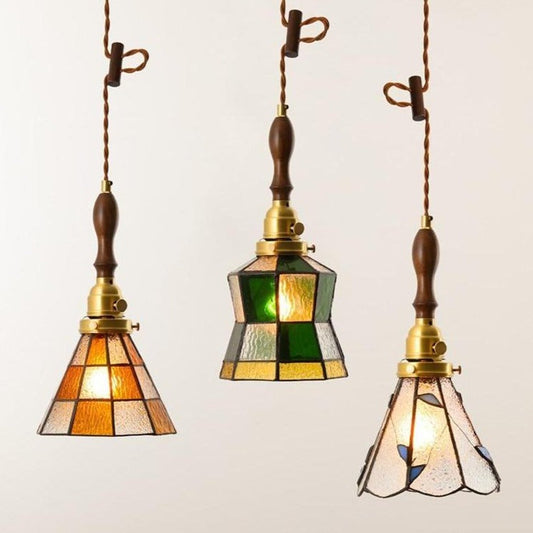 Colorful Stained Glass Pendant Lights