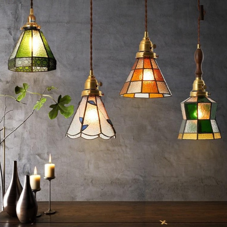 Colorful Stained Glass Pendant Lights – Hadley