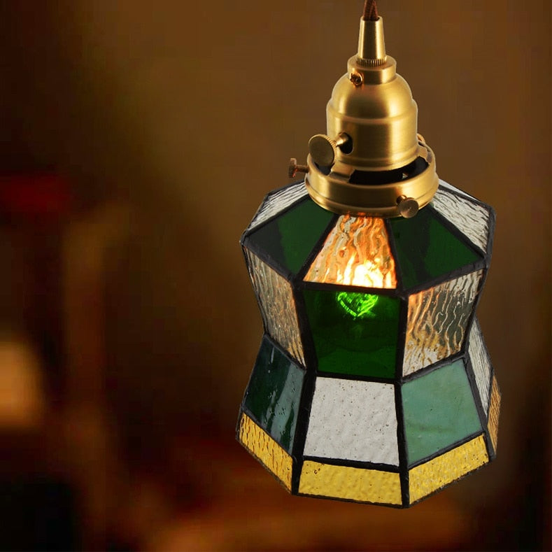 Colorful Stained Glass Pendant Lights