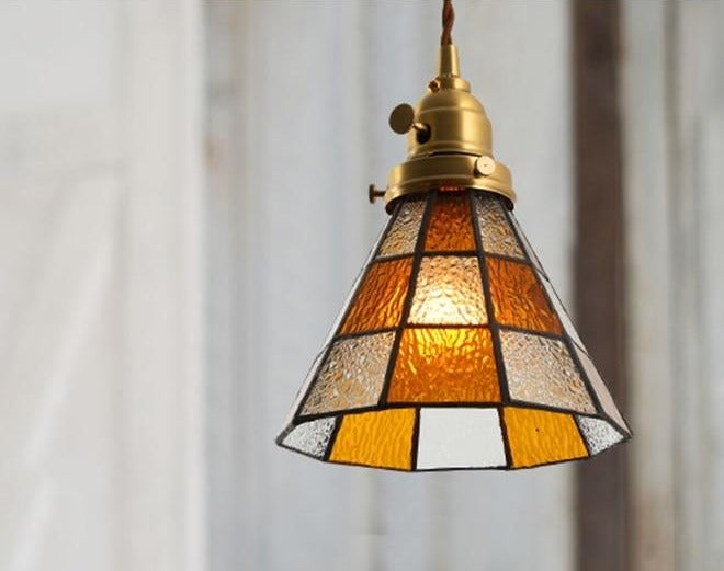 Colorful Stained Glass Pendant Lights