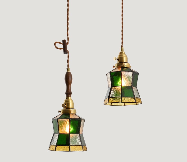 Colorful Stained Glass Pendant Lights