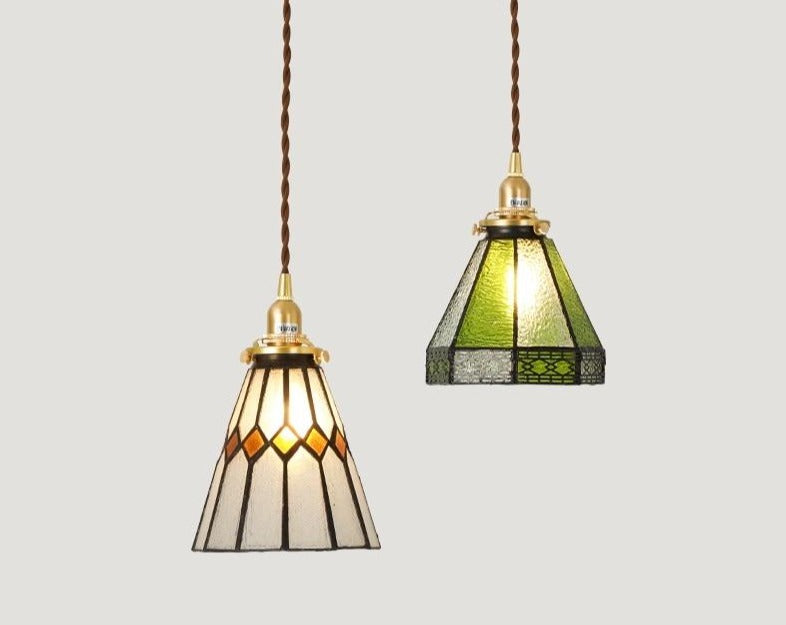 Colorful Stained Glass Pendant Lights