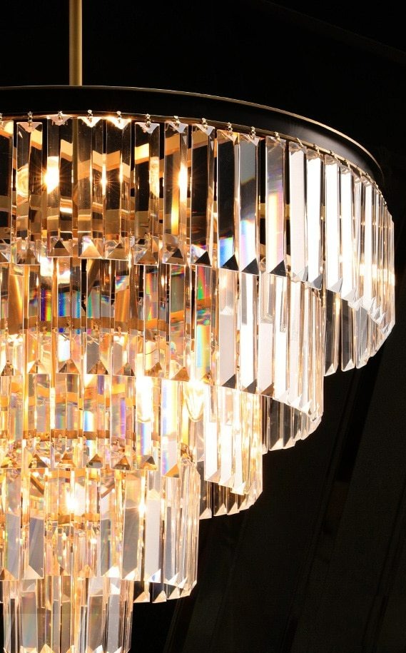 Garland - Modern Glass Crystal Chandelier