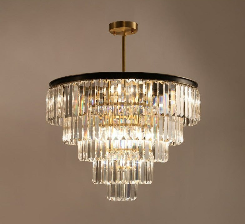 Modern Glass Crystal Chandelier