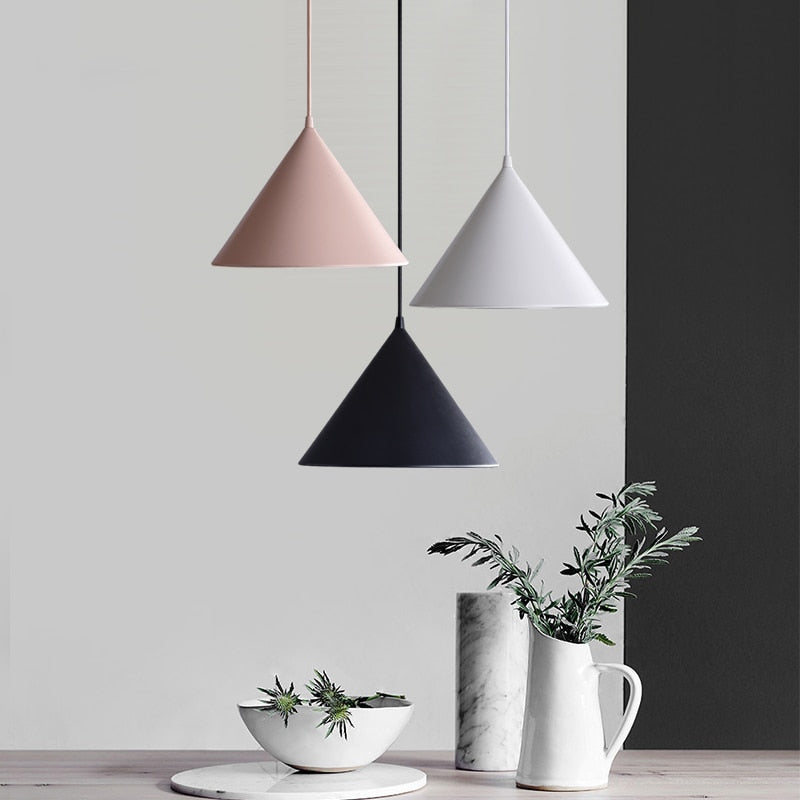 geometric minimalist pendant lights