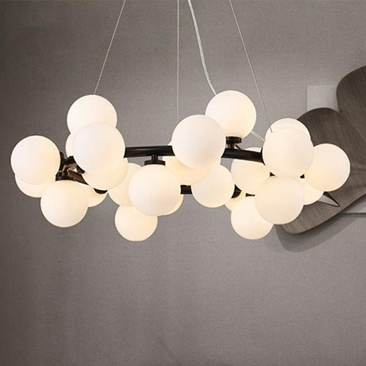 Fleur - Modern Glass Globe Chandelier