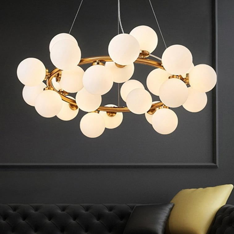 Fleur - Modern Glass Globe Chandelier