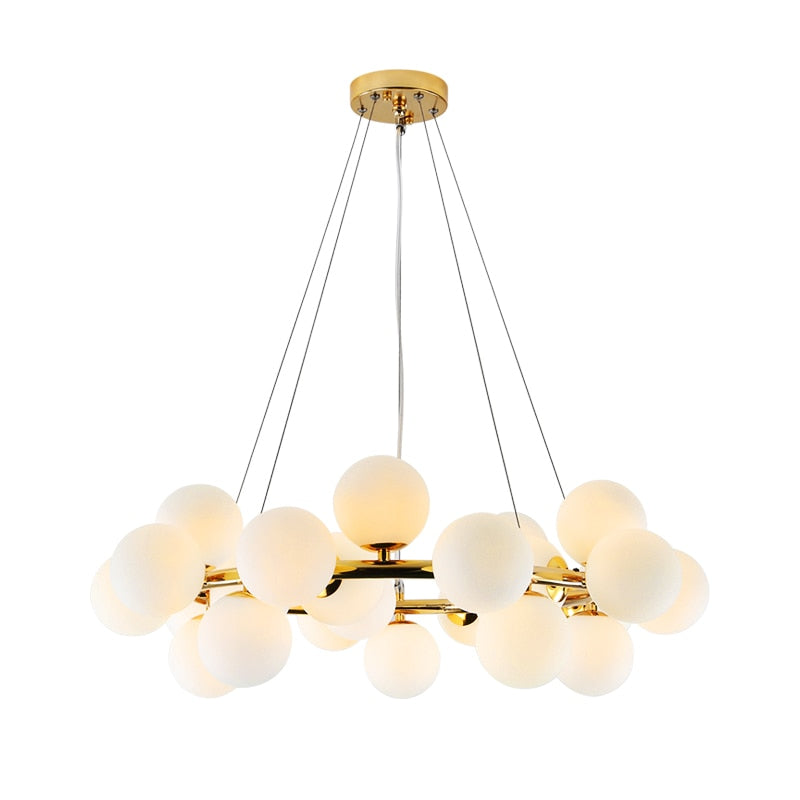 Fleur - Modern Glass Globe Chandelier