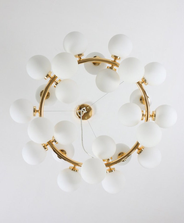 Fleur - Modern Glass Globe Chandelier