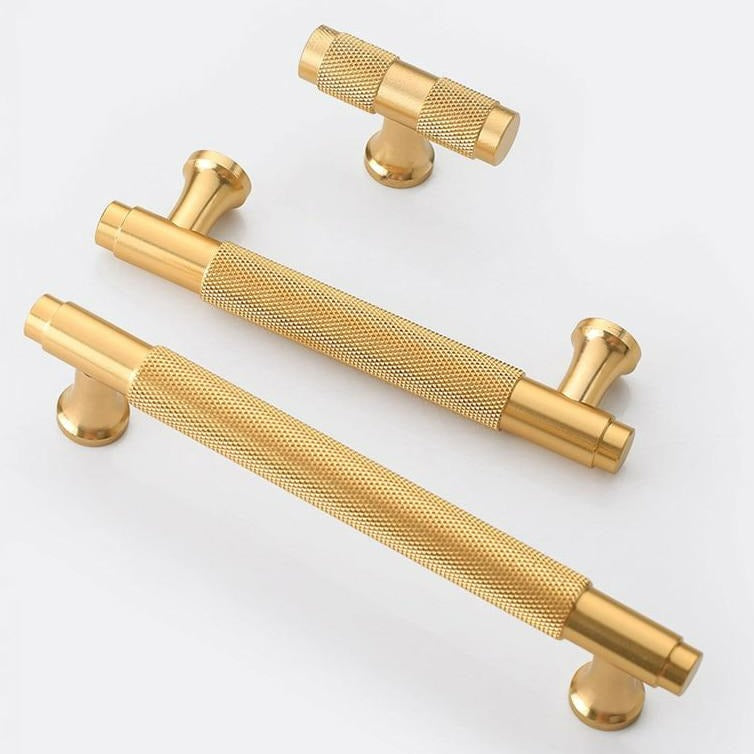 Gold drawer handles