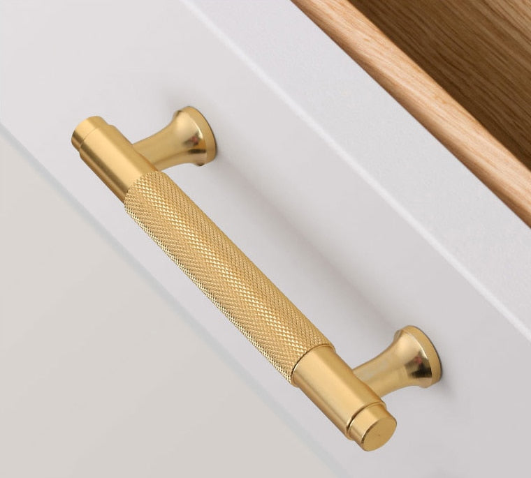 modern gold drawer handles