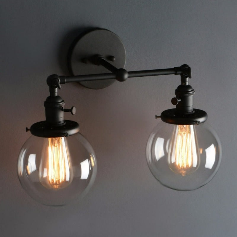 Vintage Black Farmhouse Wall Lights