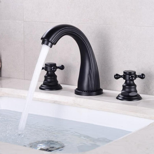 Vintage dual-handle bathroom faucet