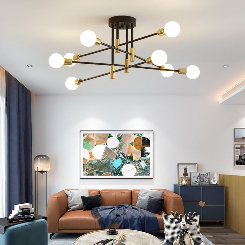 Modern Multi-Bulb Chandelier for living rooms